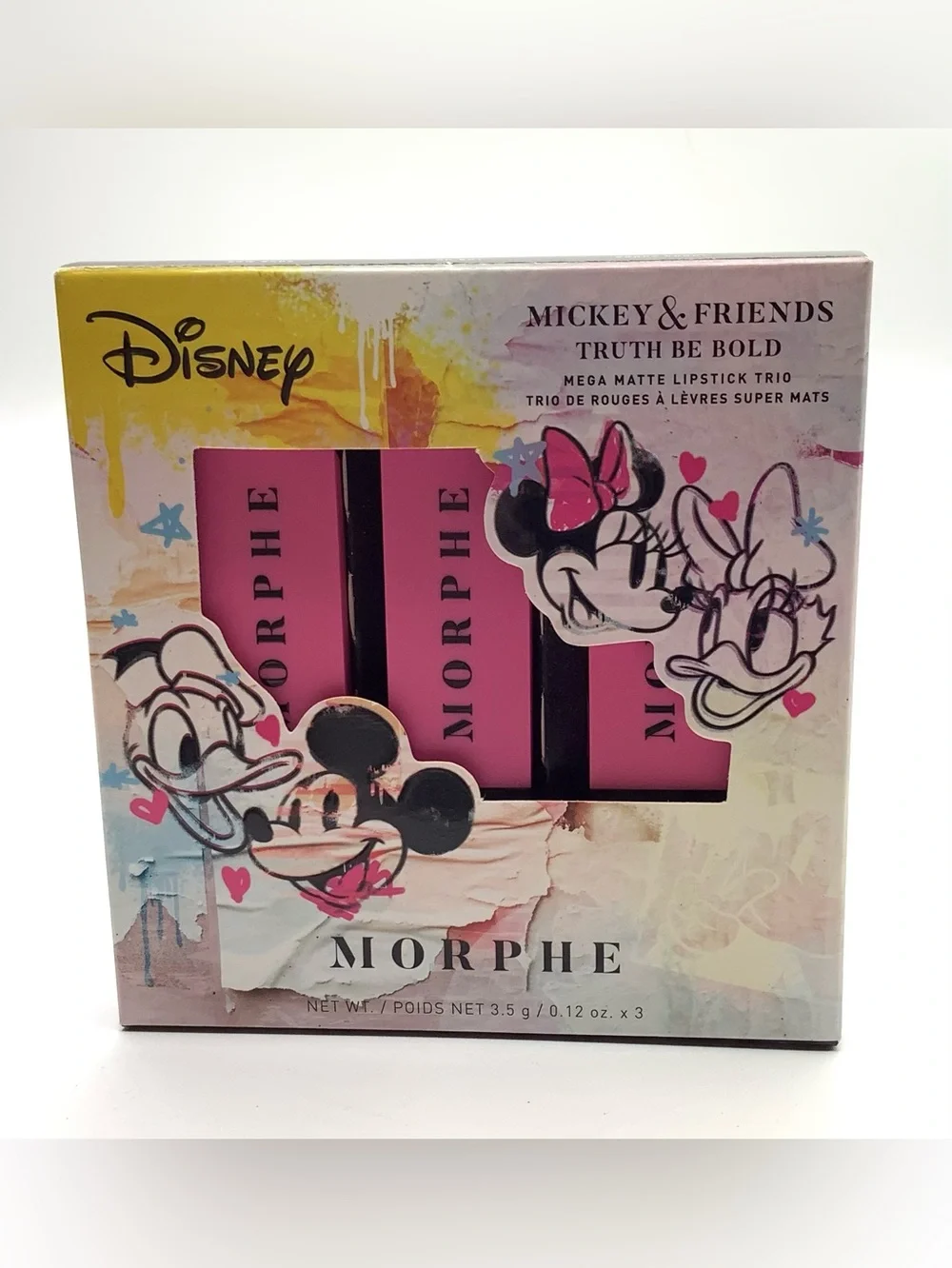 Morphe Disney Truth Be Bold Lipstick Trio - Pink